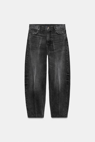 JEAN ZW COLLECTION TAILLE HAUTE FUSELÉ - Noir de Zara - Image 5