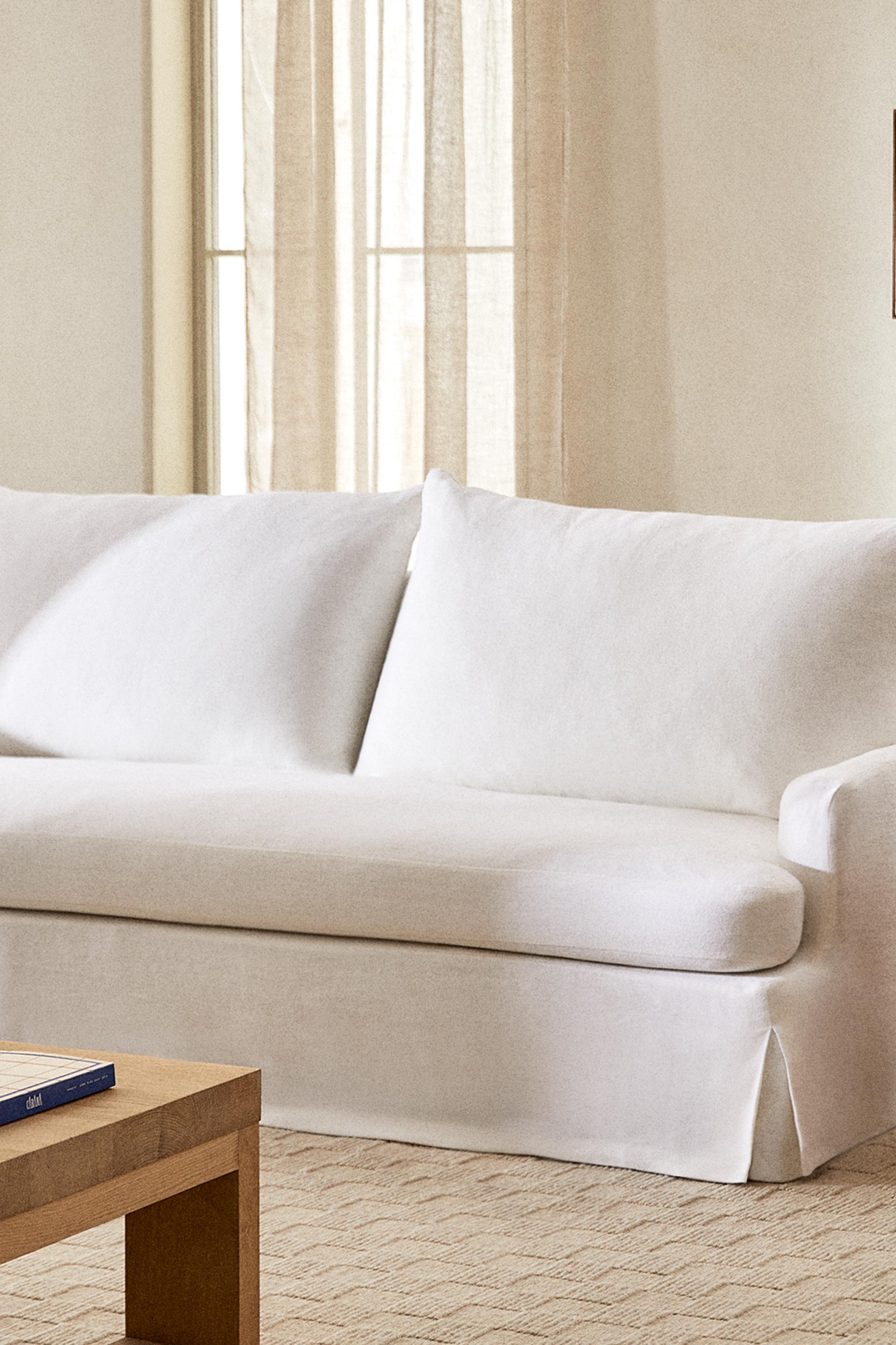 46.33% OFF on U-RO DECOR Zara Sofa Bed 2 Seats With 2 Pillows Yellow