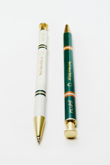 ENSEMBLE STYLO ET PORTE-MINE GOLF (PACK DE 2) - Écru / Vert de Zara - Image 5