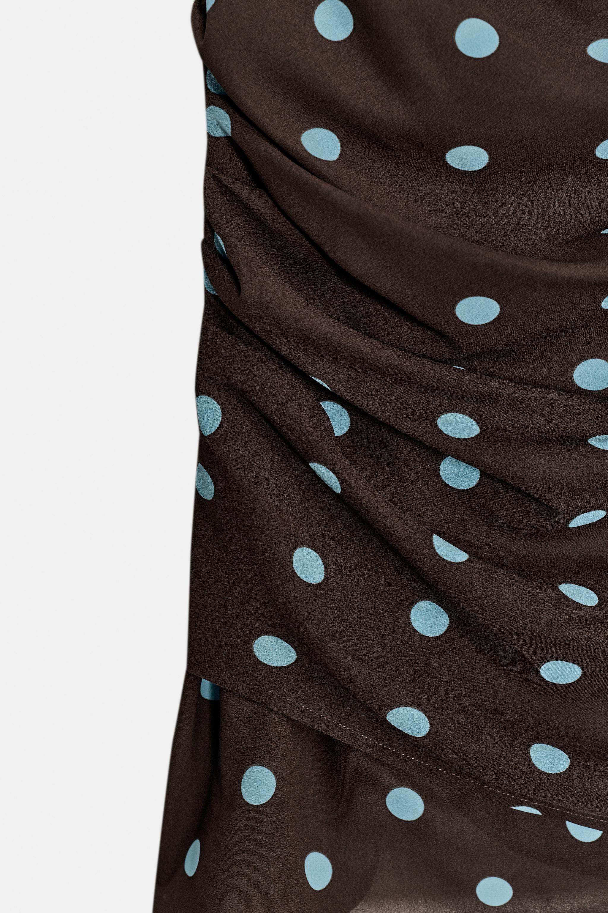 ROBE MINI À POIS