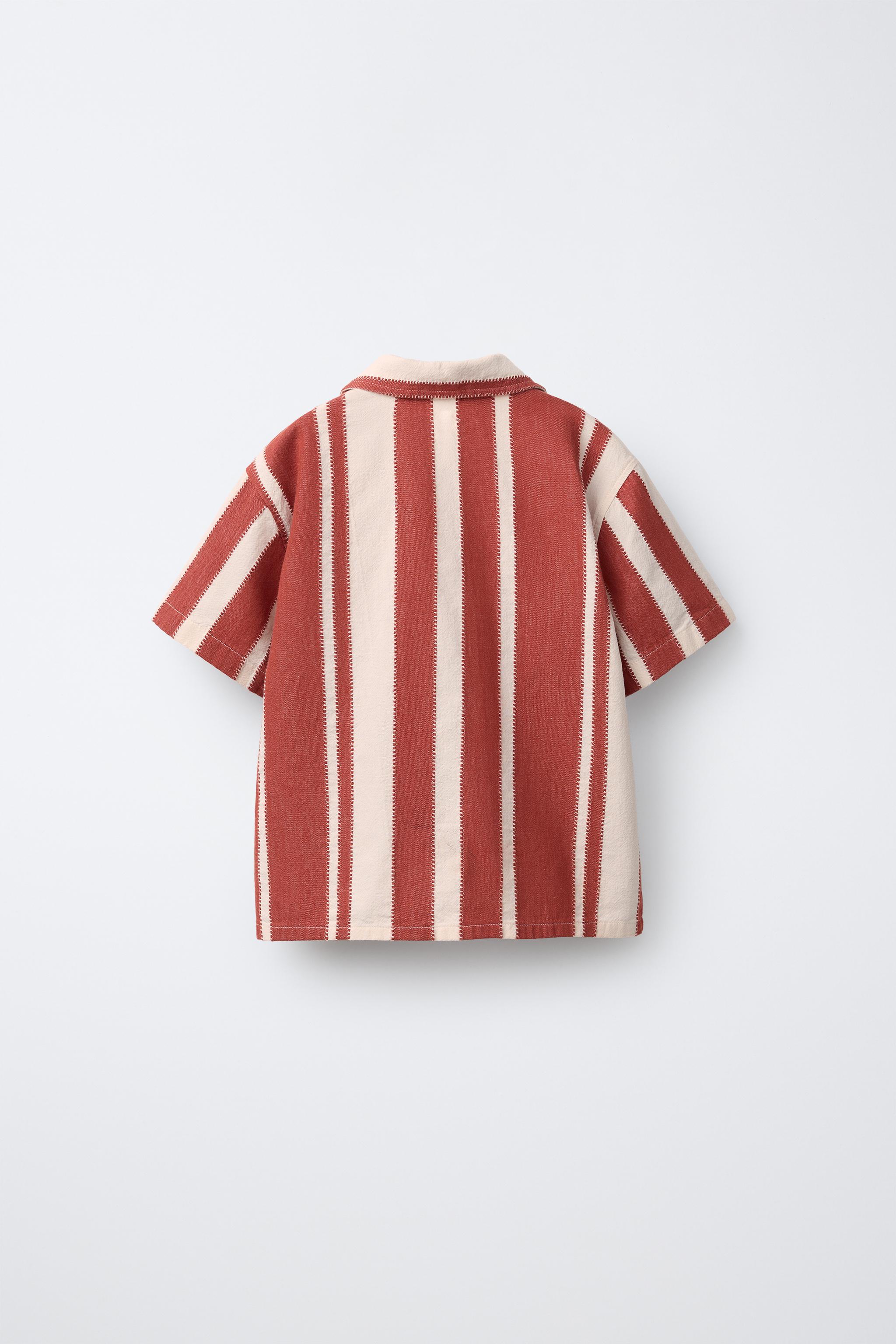 STRIPED PRINT SHIRT