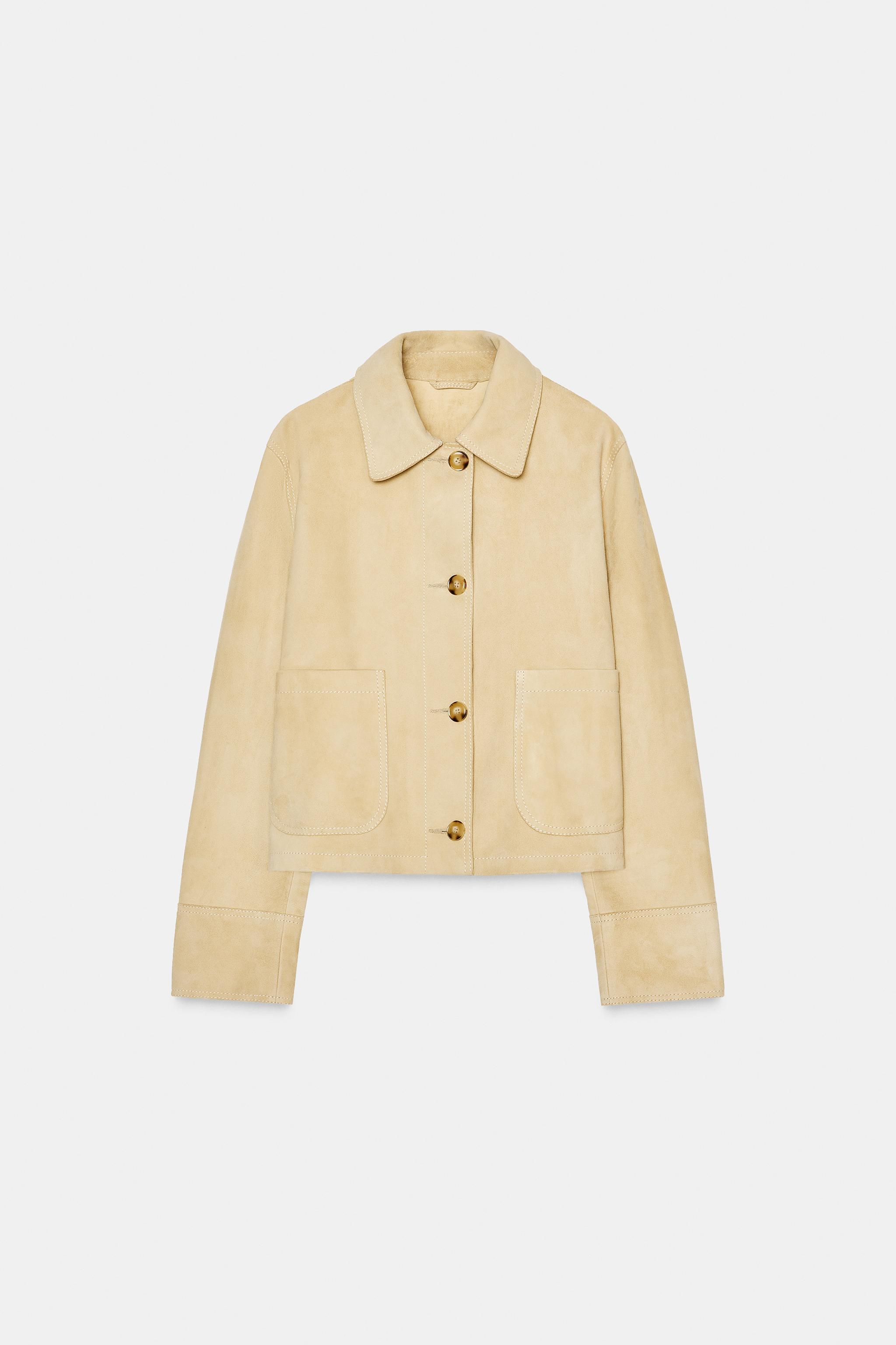 新品ZARA ZW COLLECTION レザー スエード ジャケット Sサイズ 新品ZARA ZW COLLECTION レザー スエード ジャケット Sサイズ
