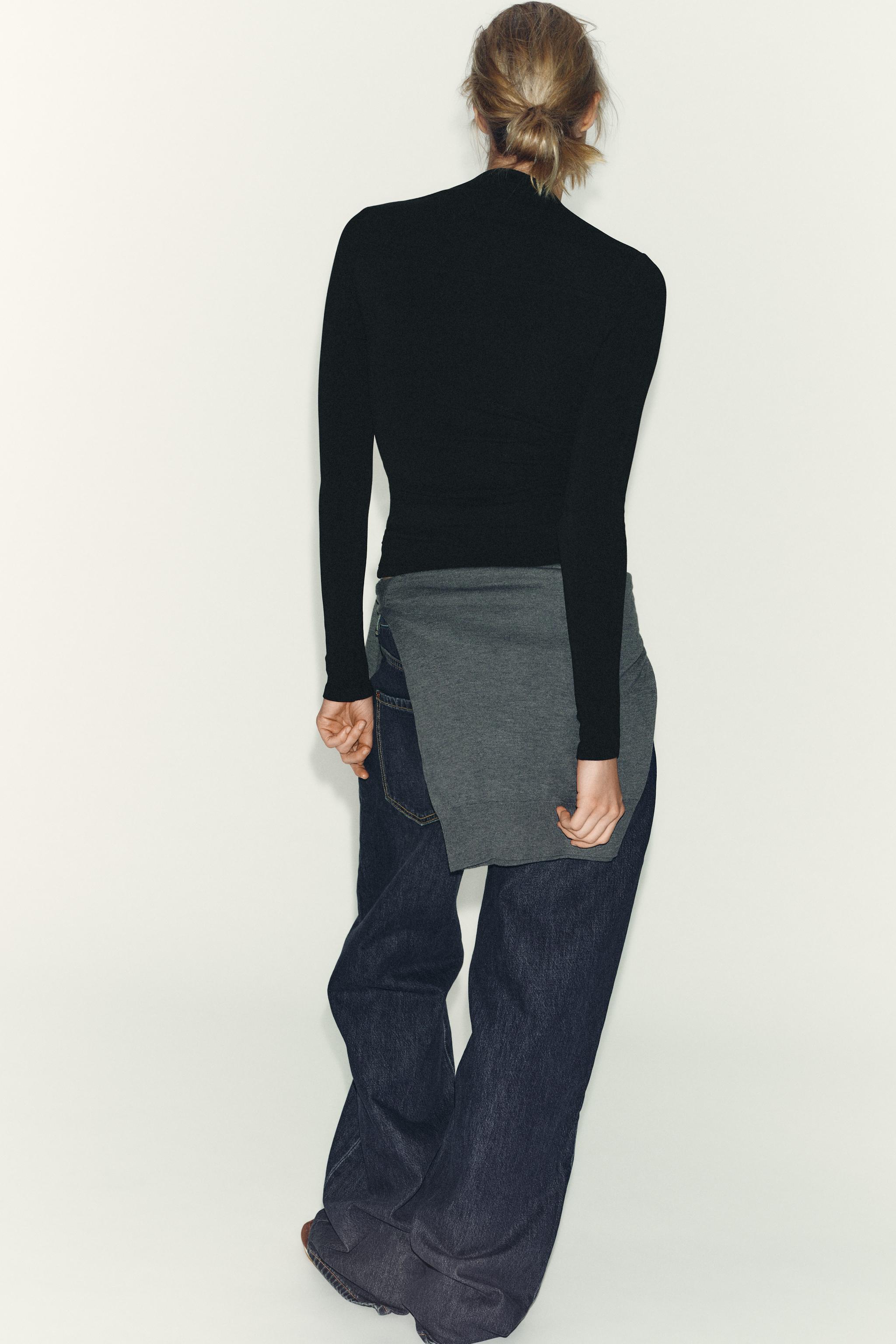 RIB LONG SLEEVE T-SHIRT