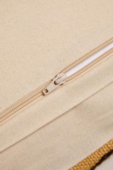 KILIM CUSHION COVER - Light beige by Zara - Image 3