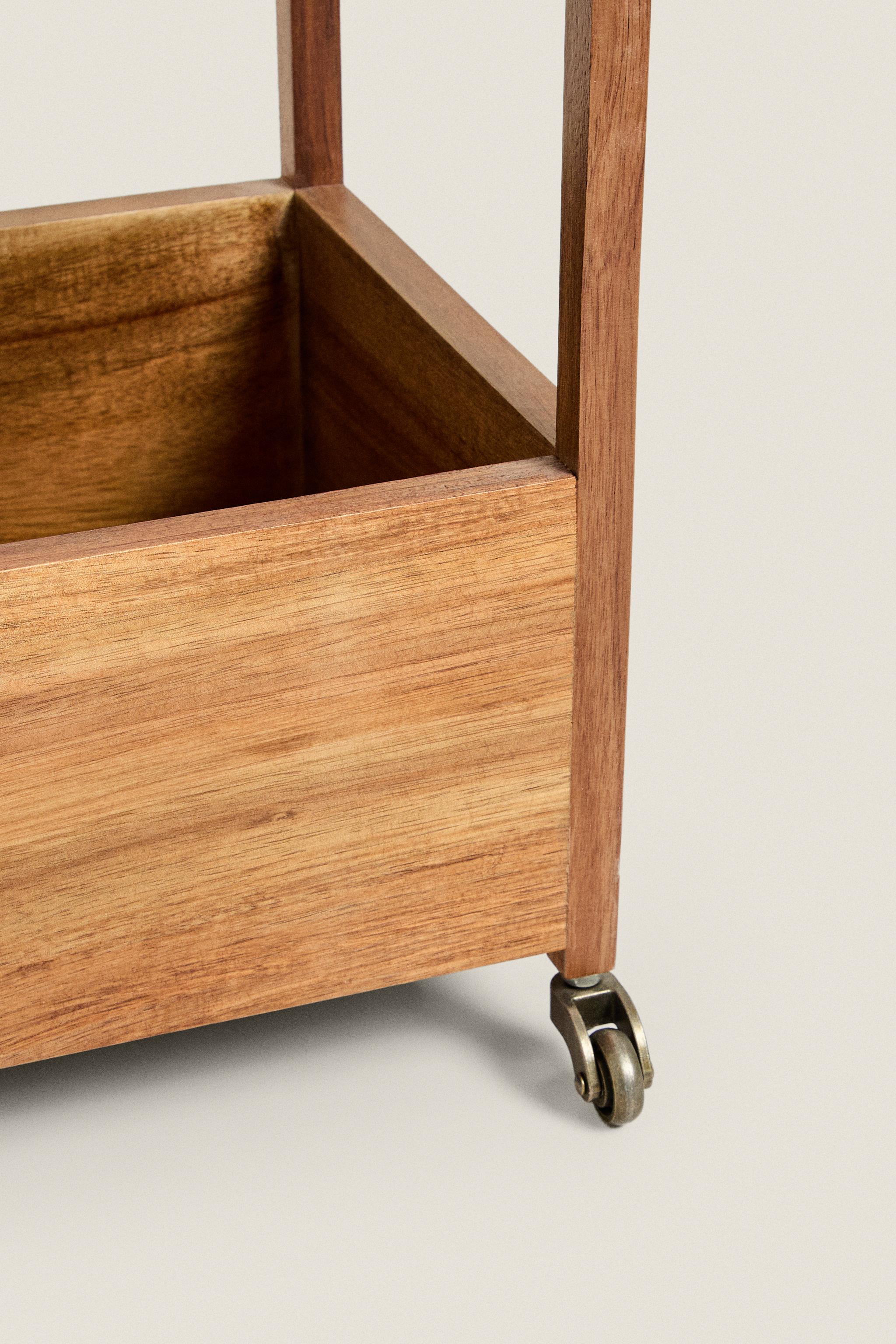 キャスター付き収納ユニット - ブラウン | ZARA Japan / 日本