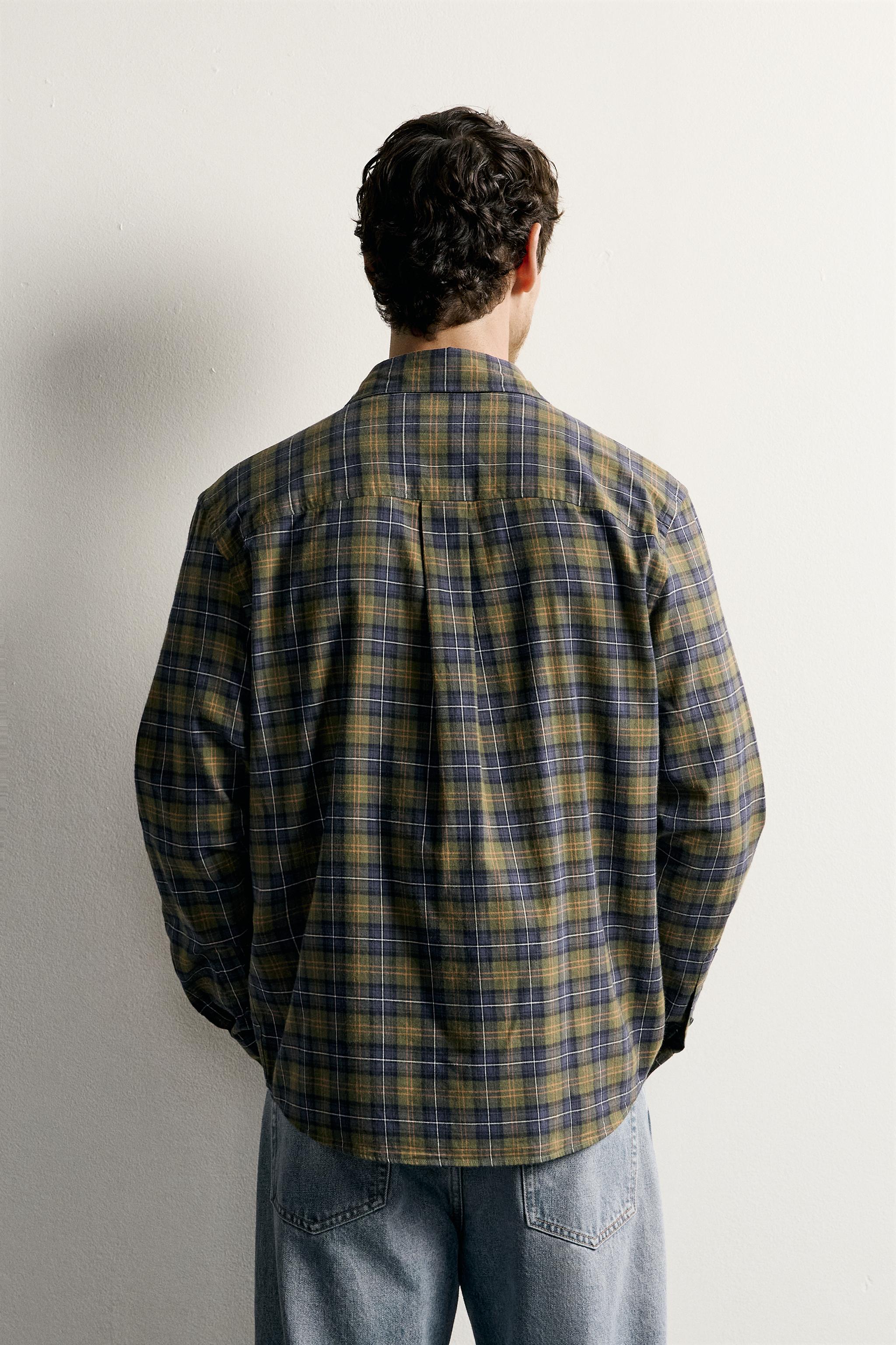 CHEMISE EN FLANELLE À CARREAUX