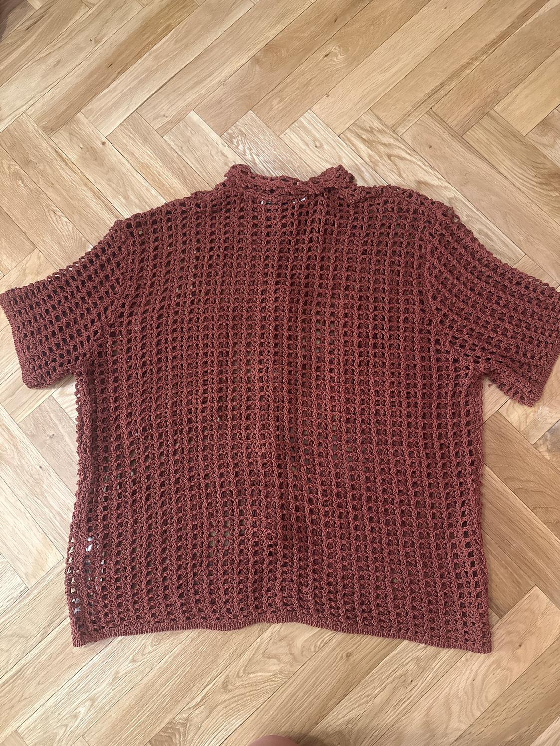 CROCHET POLO SWEATER - LIMITED EDITION - Image 2
