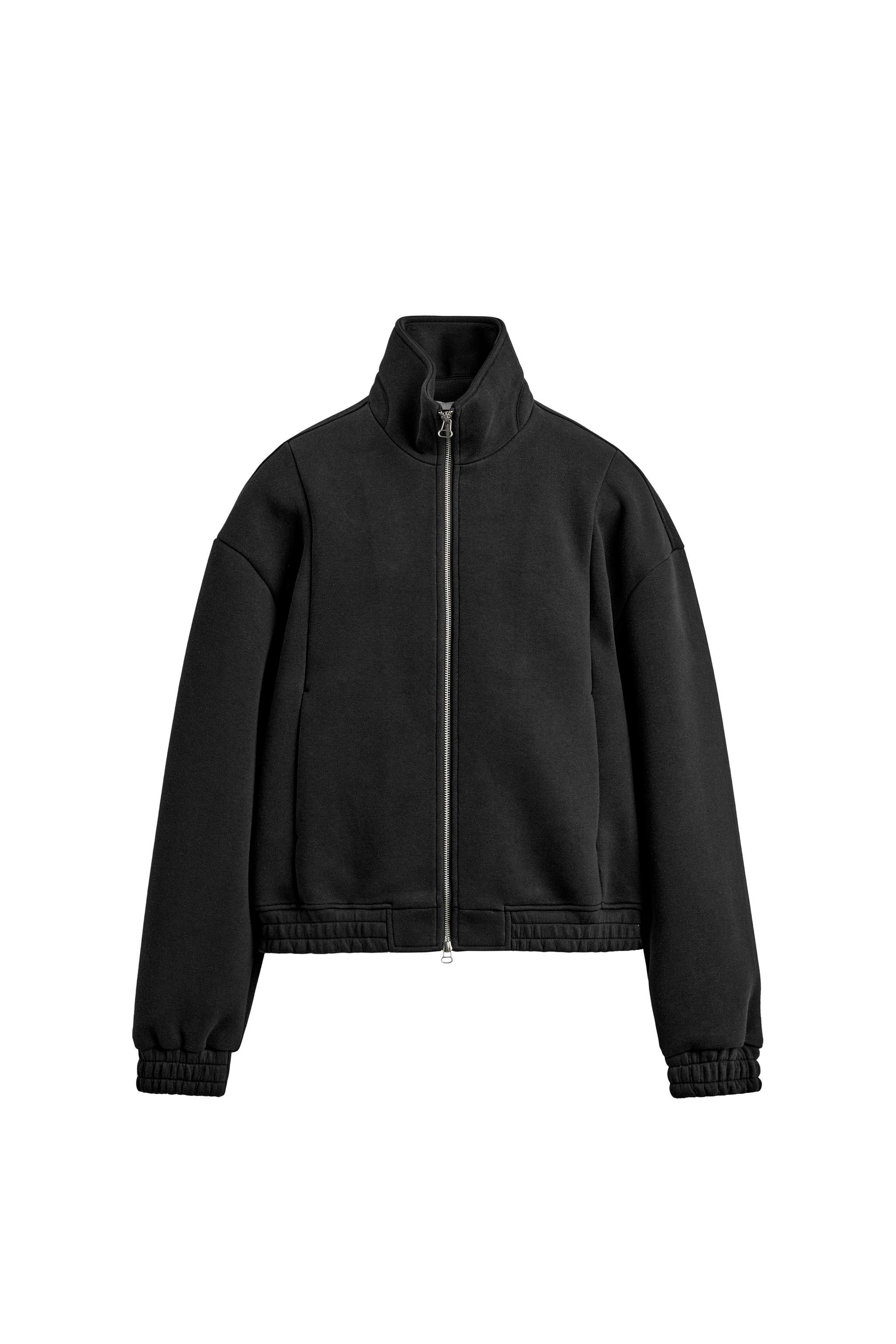 CROPPED FIT TECHNICAL JACKET - Black | ZARA United States