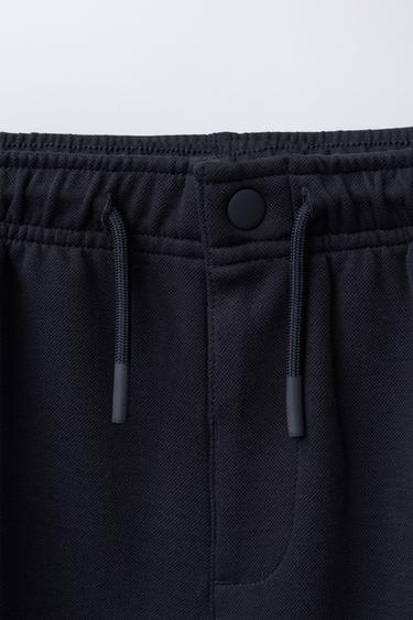 COMFORT TROUSERS WITH DRAWSTRINGS - Navy blue by Zara - Image 2