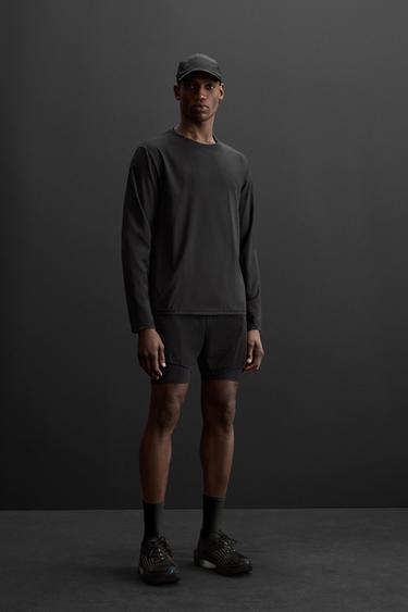 REI’ITETTY PITKÄHIHAINEN T-PAITA - Black Zaralta - kuva 0