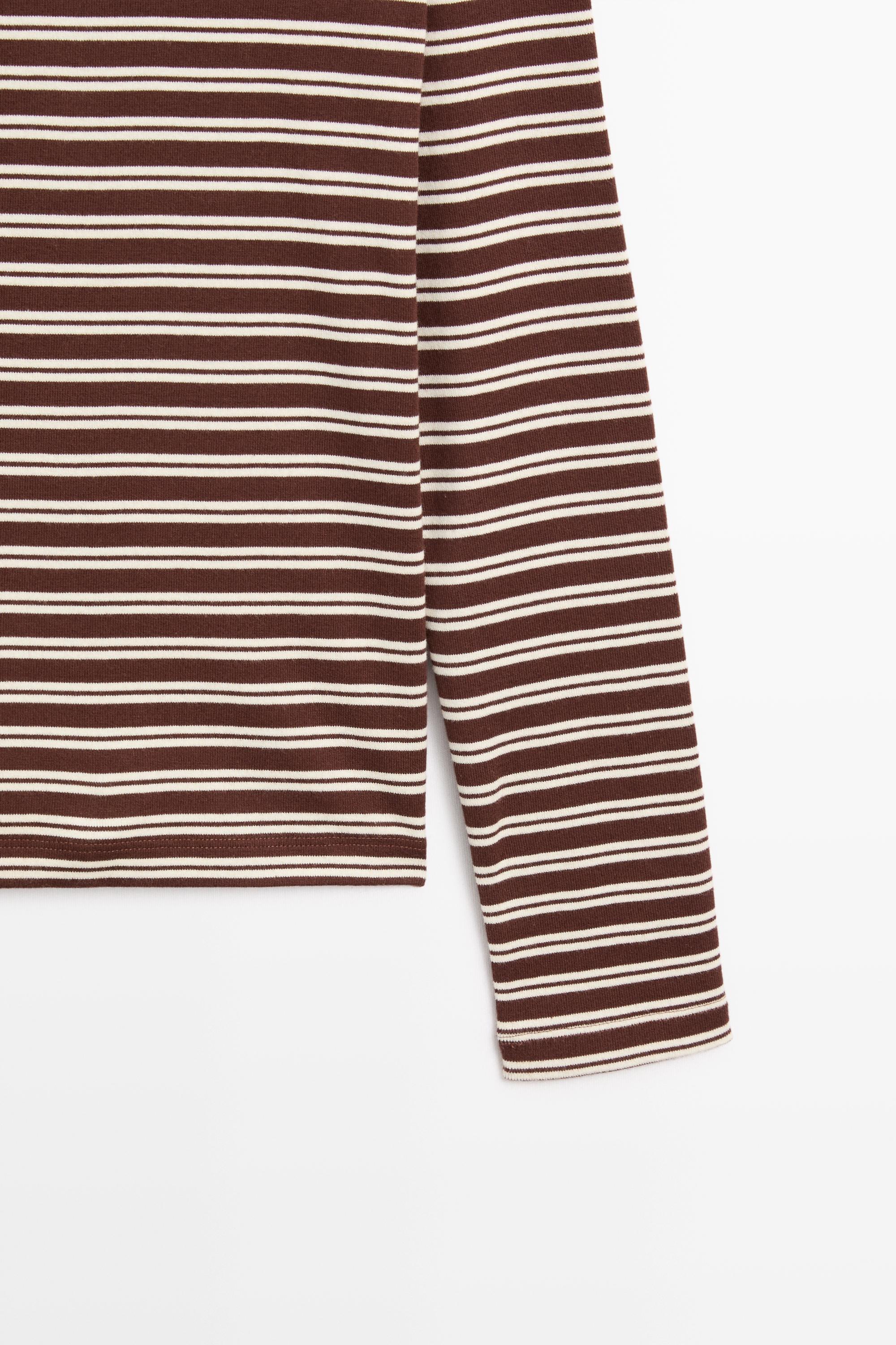 100% cotton striped T-shirt