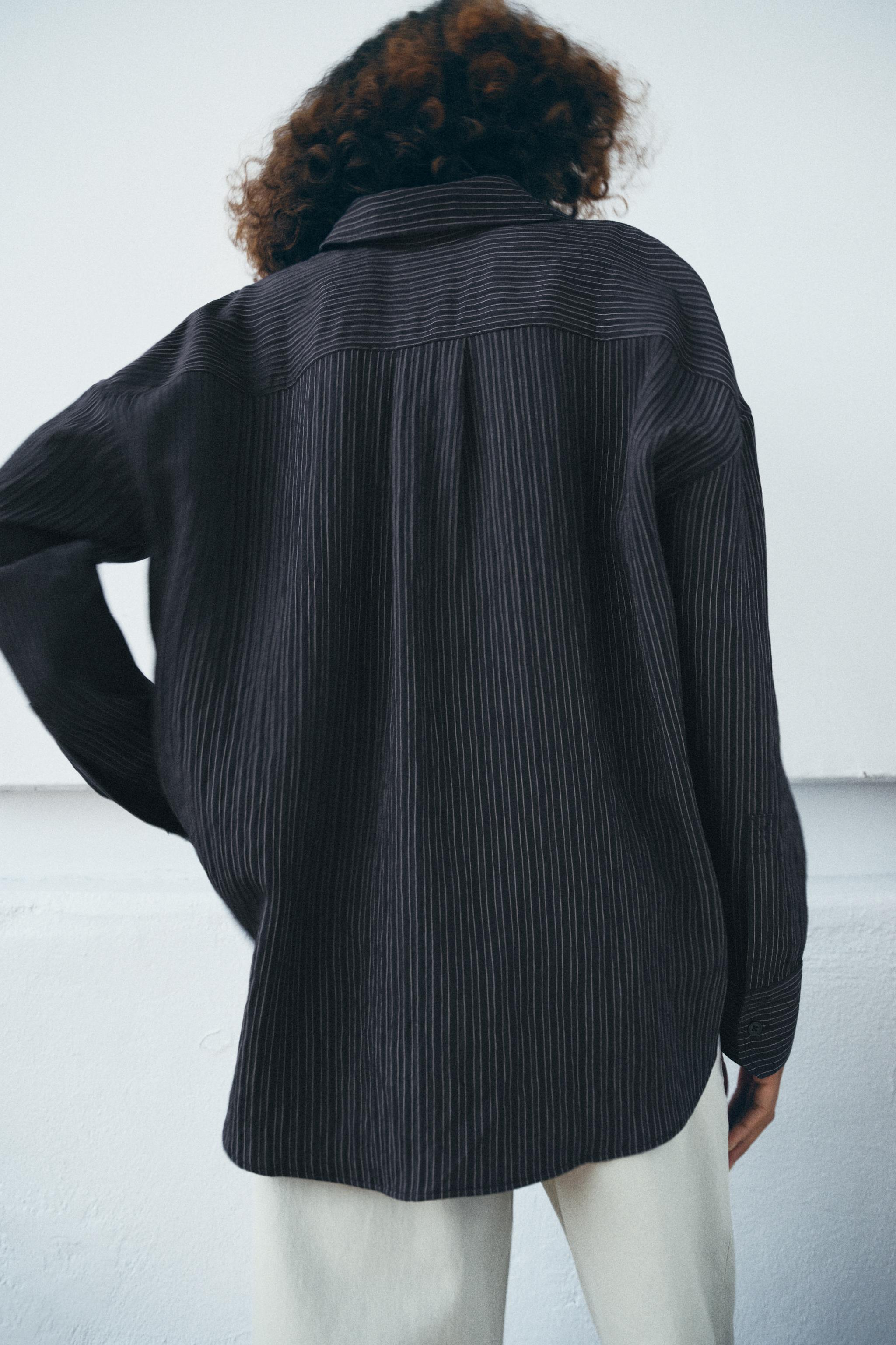 CHEMISE FLUIDE À RAYURES ZW COLLECTION