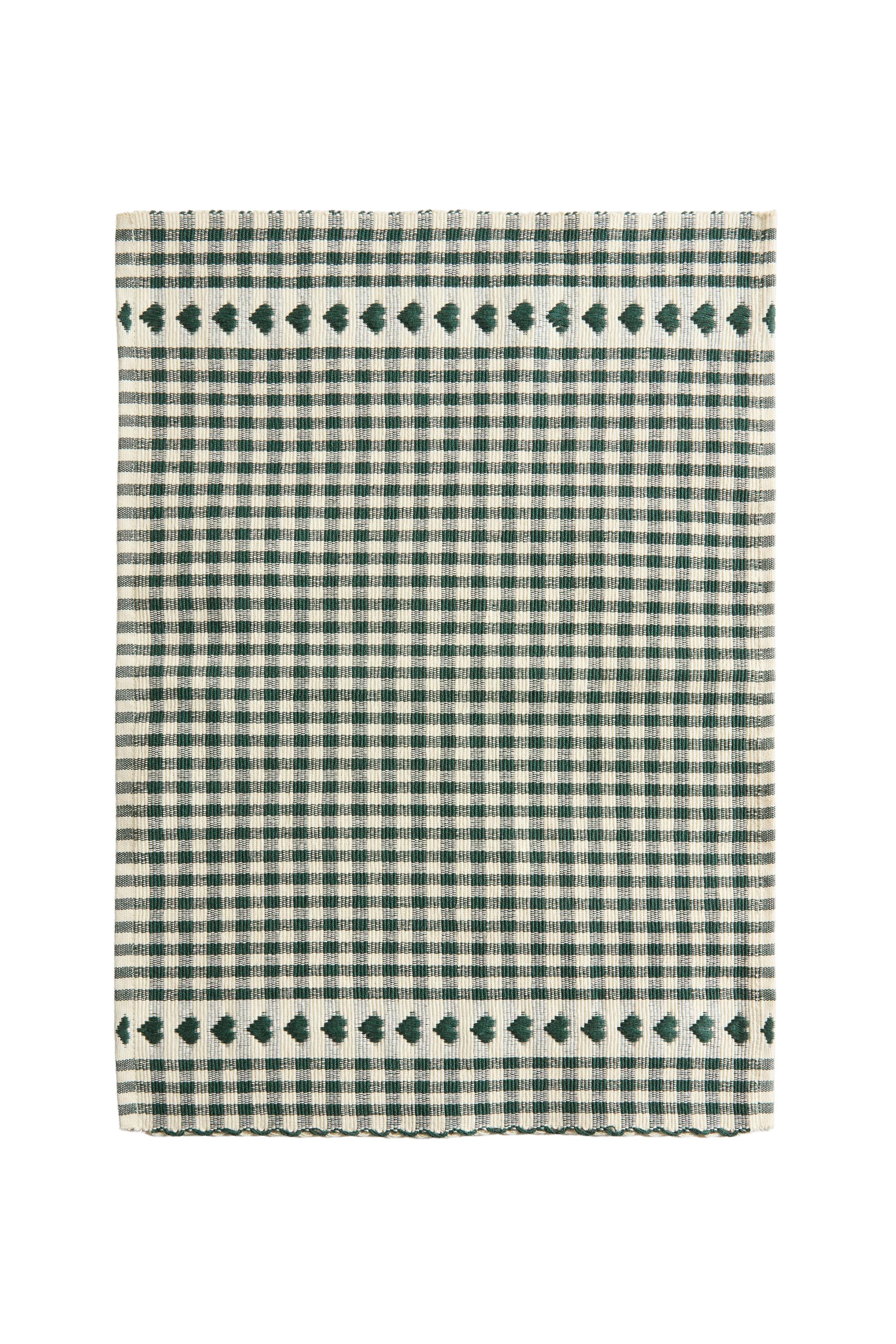 CHRISTMAS HEART PLACEMATS (PACK OF 2) - Green | ZARA United States