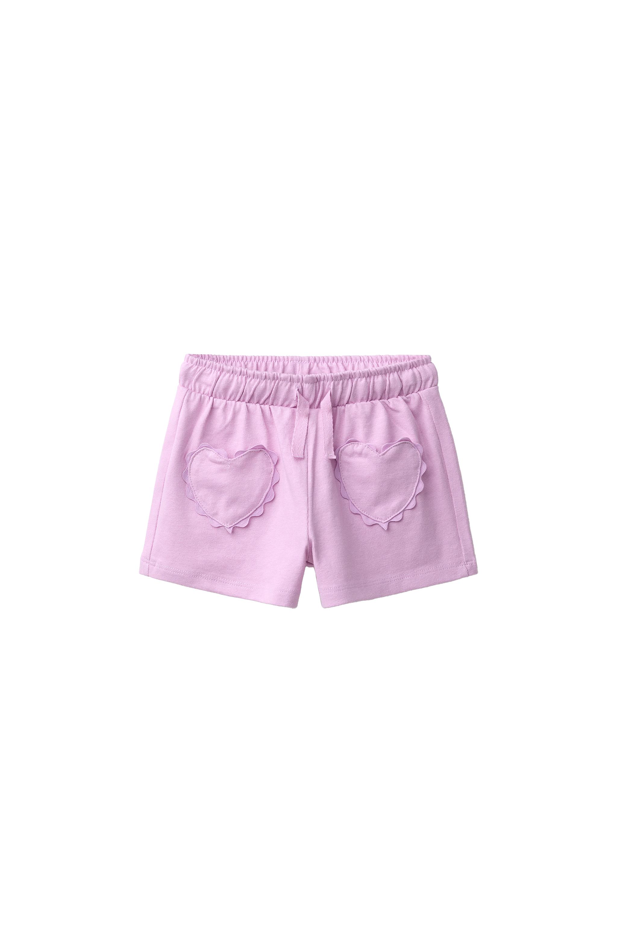 HEART WAVE SHORTS - Mauve | ZARA United States