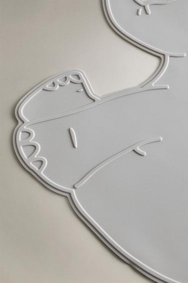 CHILDREN'S SILICONE ELEPHANT PLACEMAT - Greyish by Zara - Image 3
