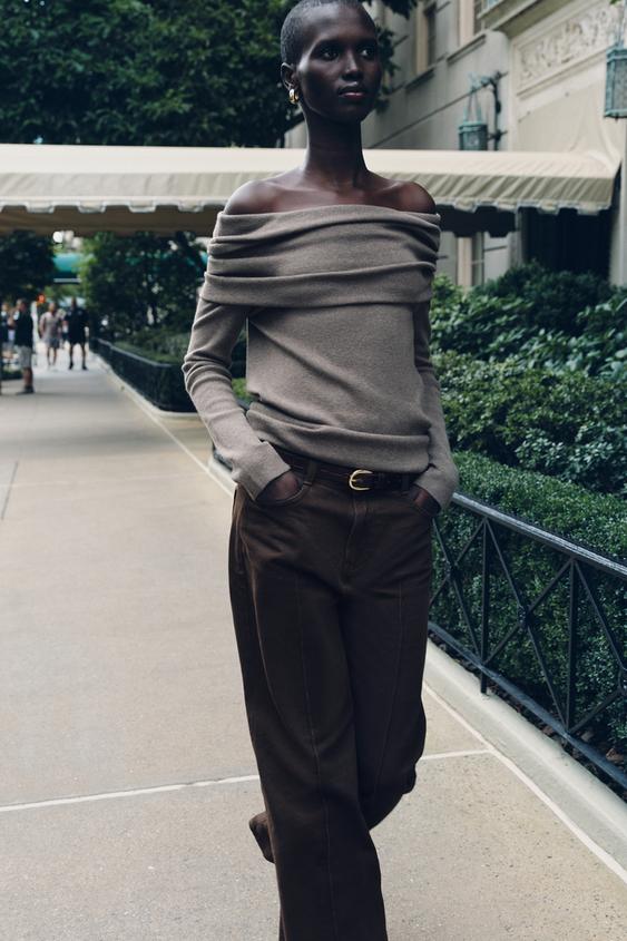 Top Asymétrique Pull Long AsymÃ©trique Femme SHEIN Robe Pull Avec