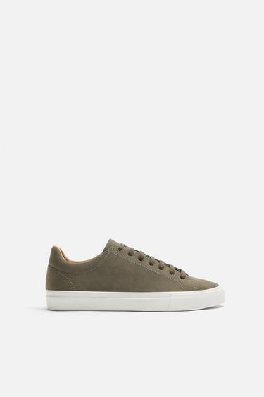 Zara BASIC SNEAKERS - Sea green