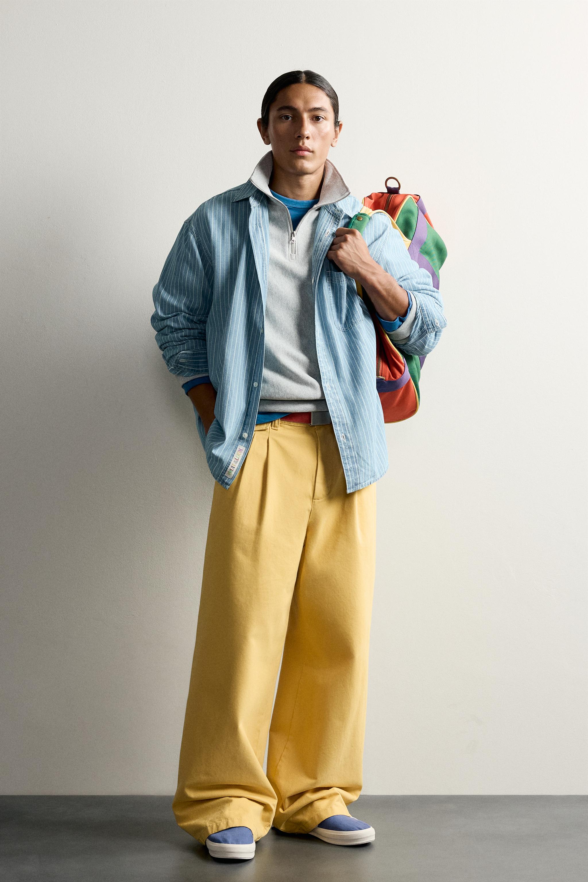 CHEMISE EN JEAN À RAYURES FRUIT OF THE LOOM™