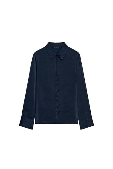 SATIN SHIRT WITH VENT