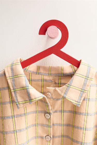 ZARA TIMELESS - CHECK SHIRT DRESS - Light yellow by Zara - Image 2