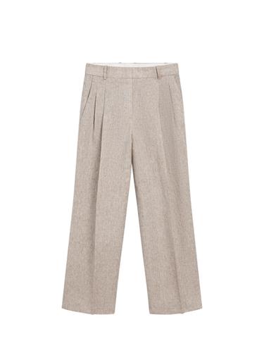 Zara Linen suit trousers - Beige