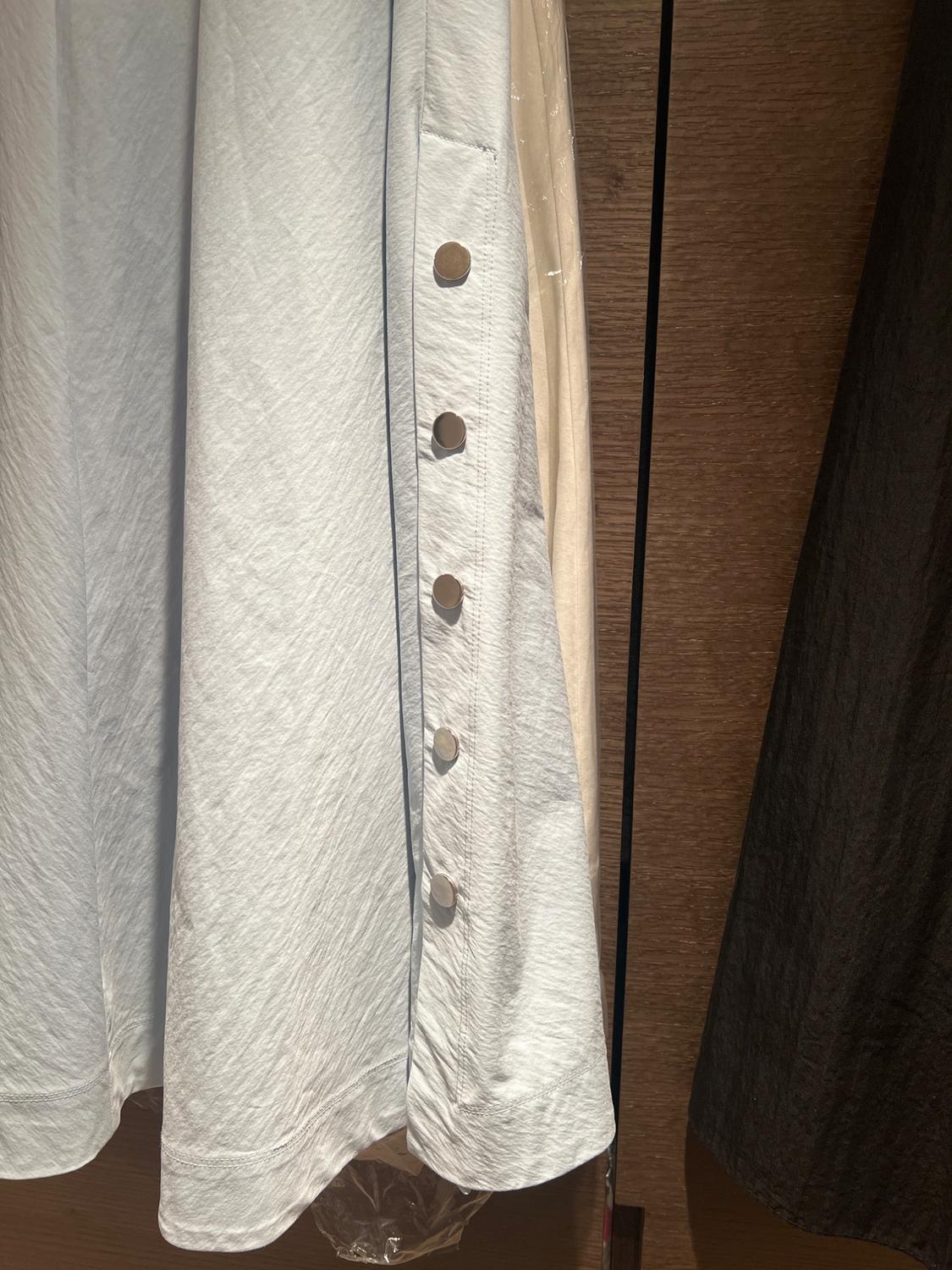 ZW COLLECTION FLARED BUTTON SKIRT - Image 4