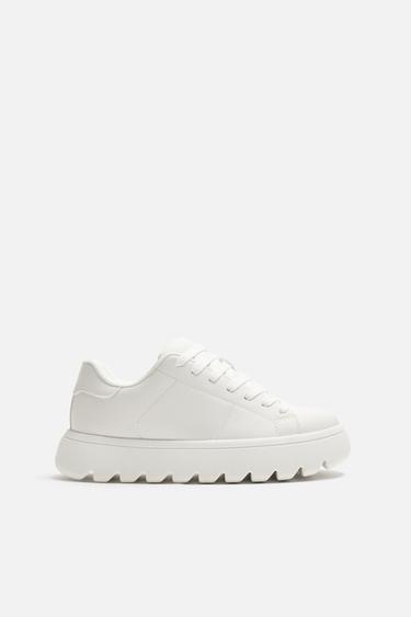 CHUNKY SOLE SNEAKERS - White by Zara