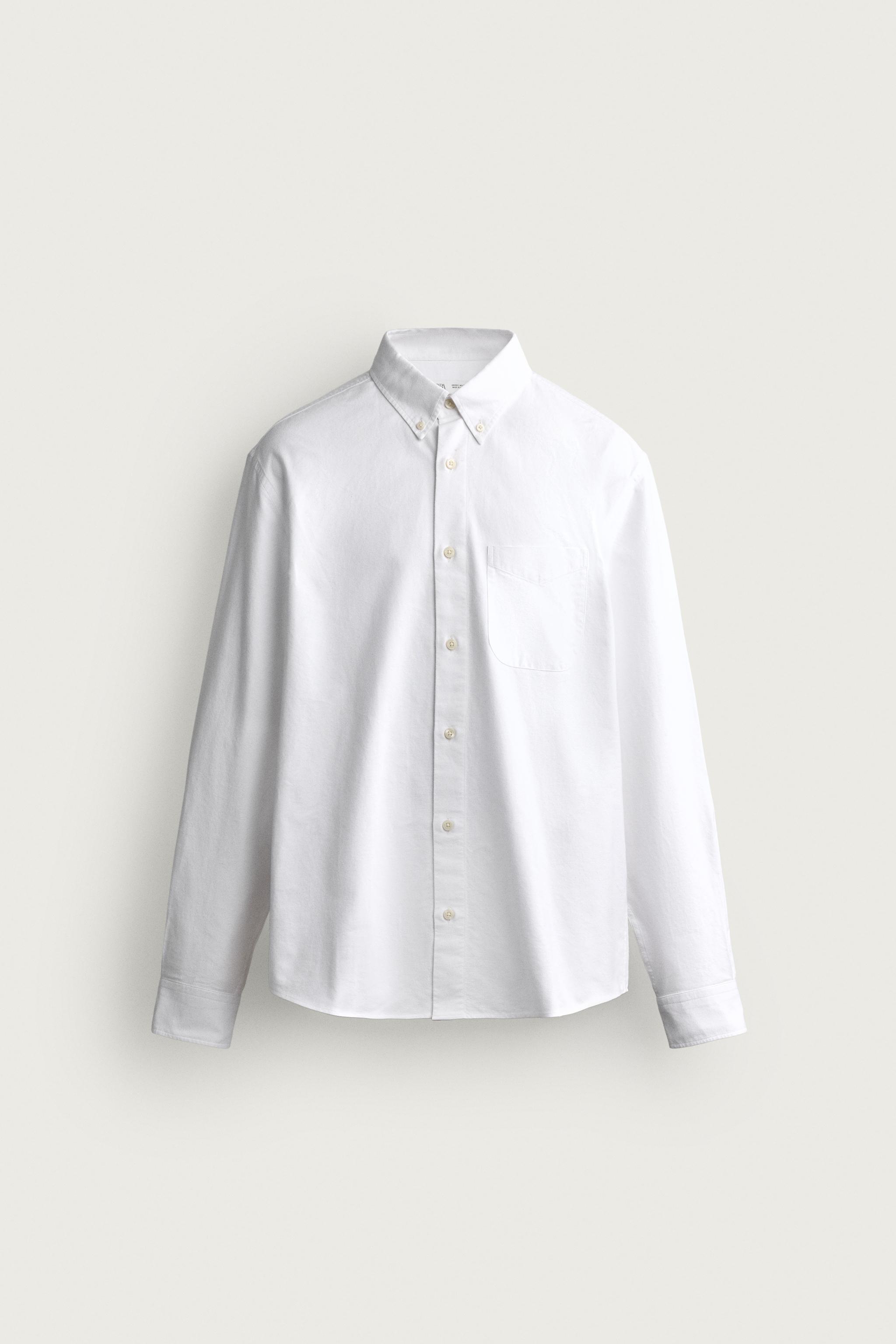 CHEMISE REGULAR FIT STRUCTURE OXFORD