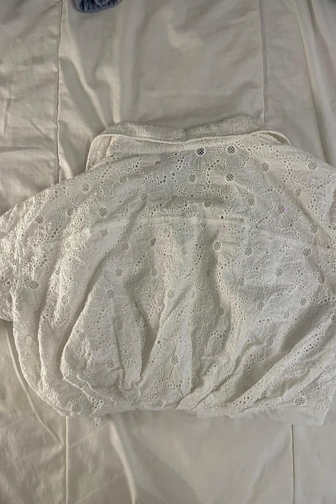 SHIRT WITH CUTWORK EMBROIDERY - Image 2