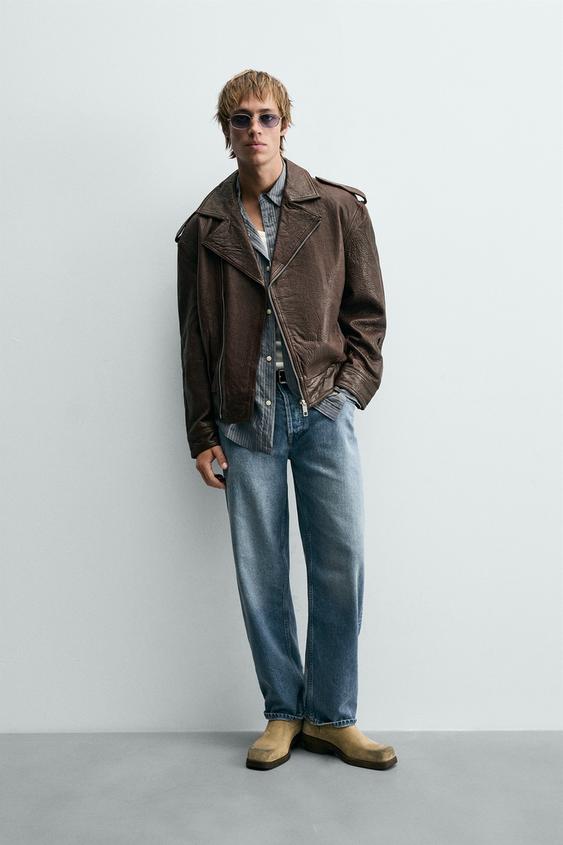 LIGHTWEIGHT COTTON-LYOCELL JEANS - Mid-blue by Zara - Image 0