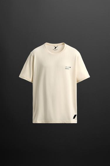 T-SHIRT SOFT STRUTTURATA - Avorio di Zara