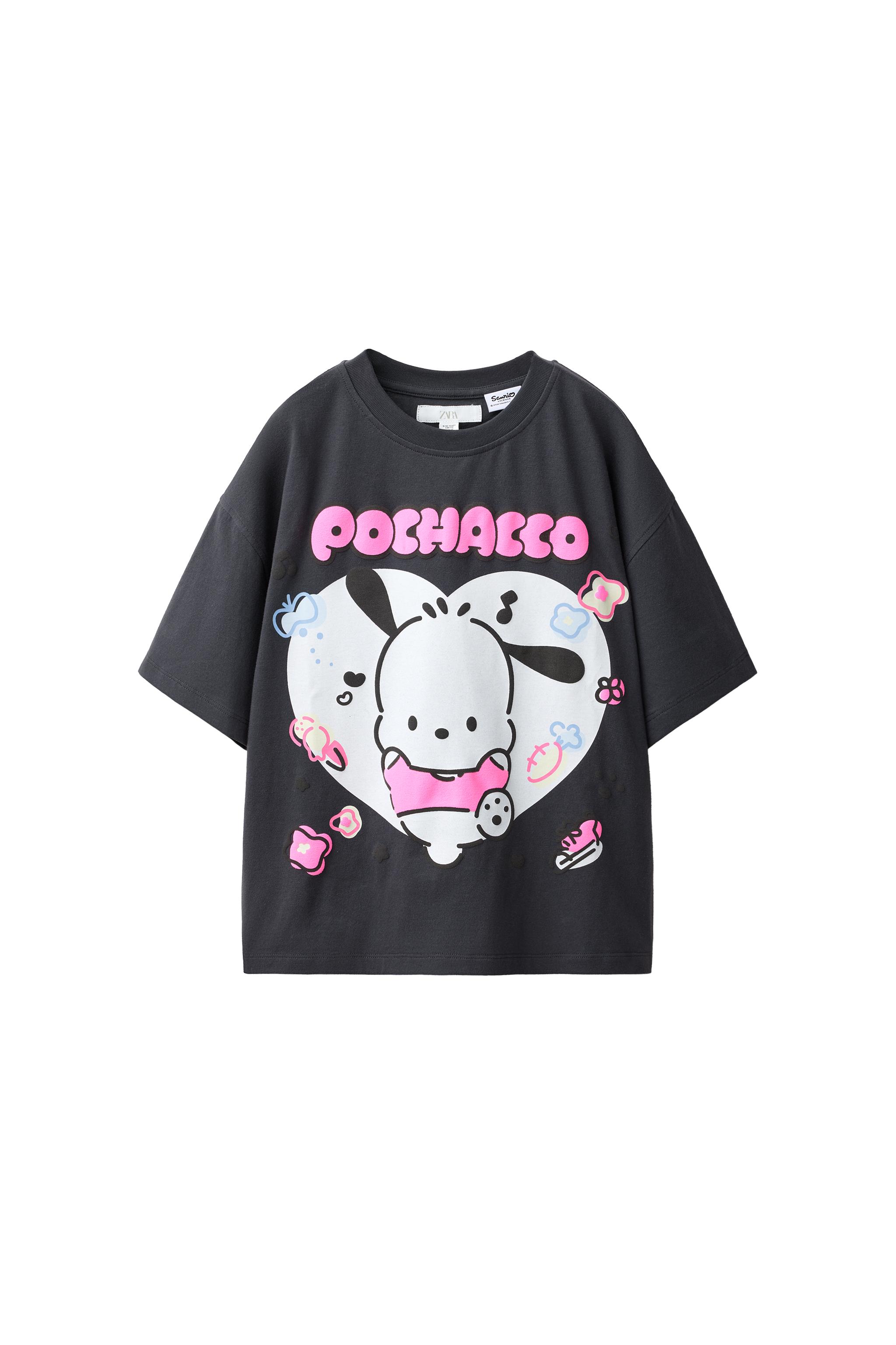 CAMISETA POCHACCO © SANRIO - Cinza-antracito | ZARA Brasil
