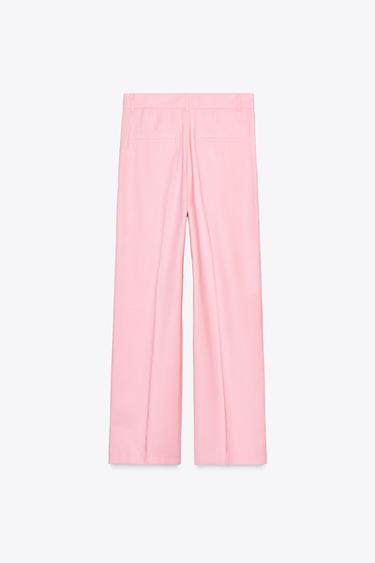 PLEATED TROUSERS - Pink by Zara - Image 5