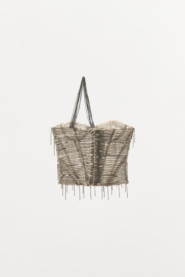SERRE-TAILLE FANTAISIE PAILLETTES LIMITED EDITION - Argent de Zara - Image 3