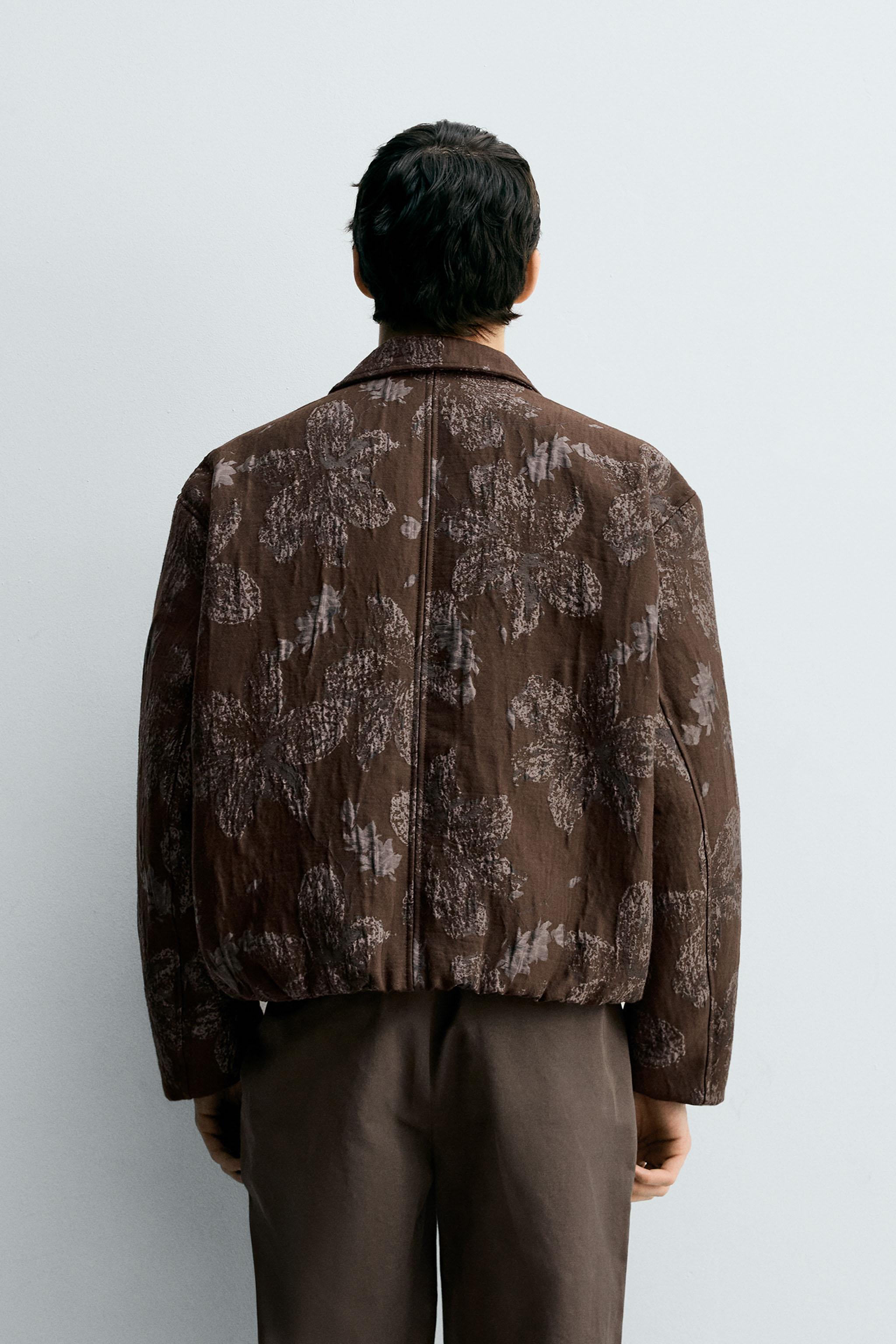 FLORAL JACQUARD JACKET