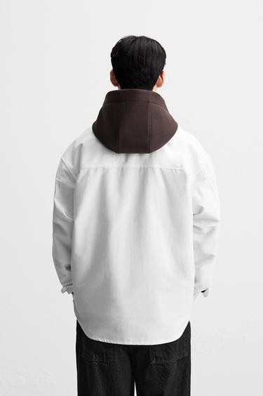 CHEMISE OVERSIZE OXFORD - Blanc de Zara - Image 2