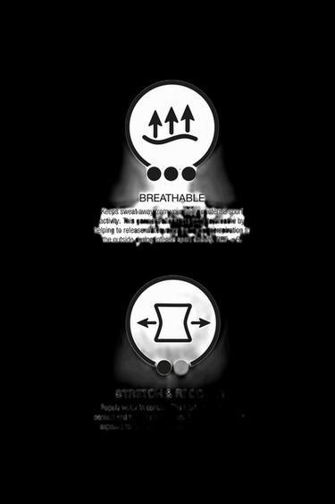 RIBBED LEGGINGS WITH EMBOSSED SLOGAN - Ecru by Zara