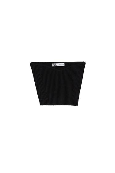 KNIT CROP TOP