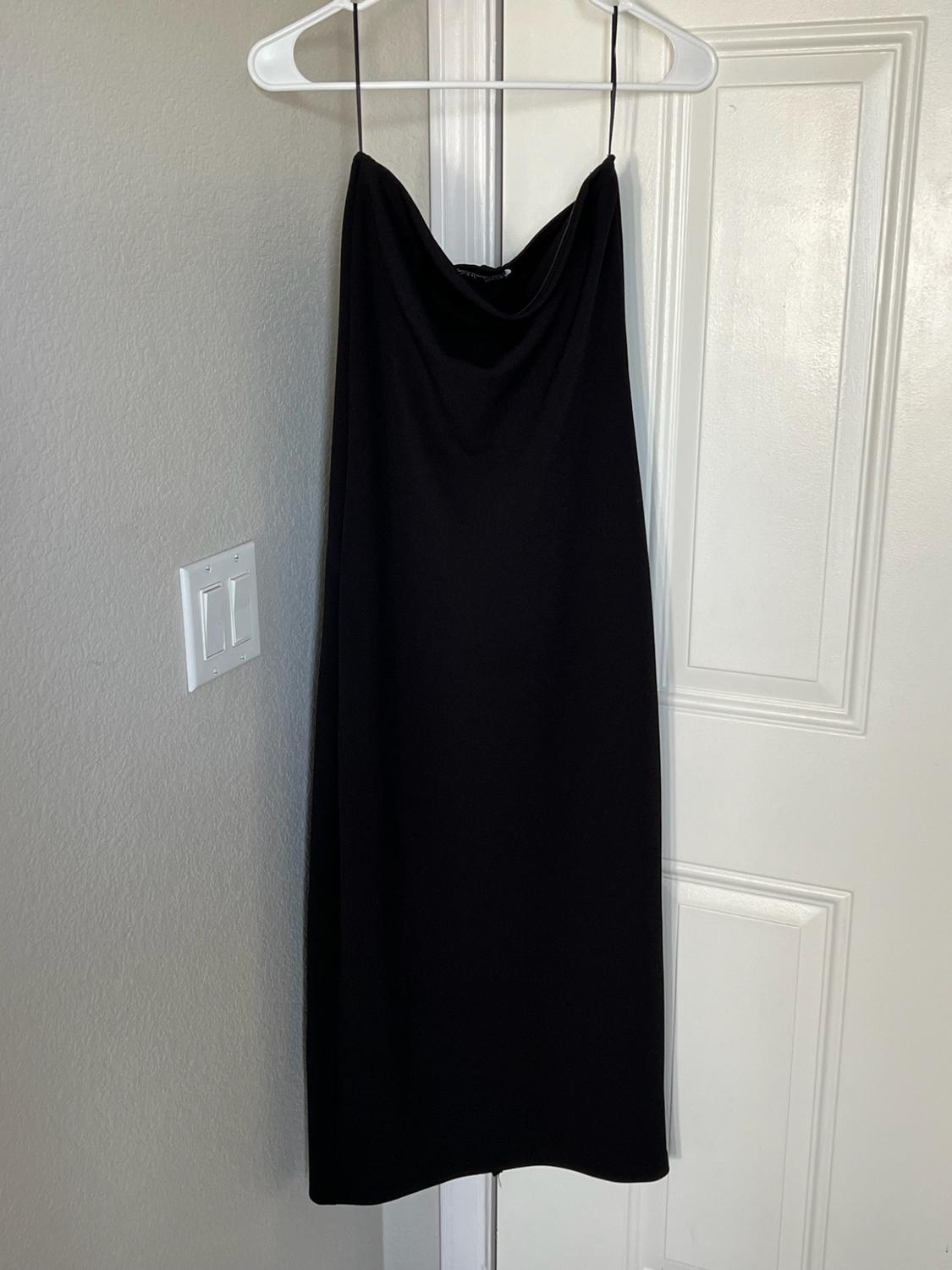 STRAPLESS MIDI DRESS - Image 2