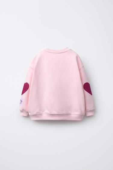 SPARKLY CITY SWEATSHIRT - Pink by Zara - Image 1