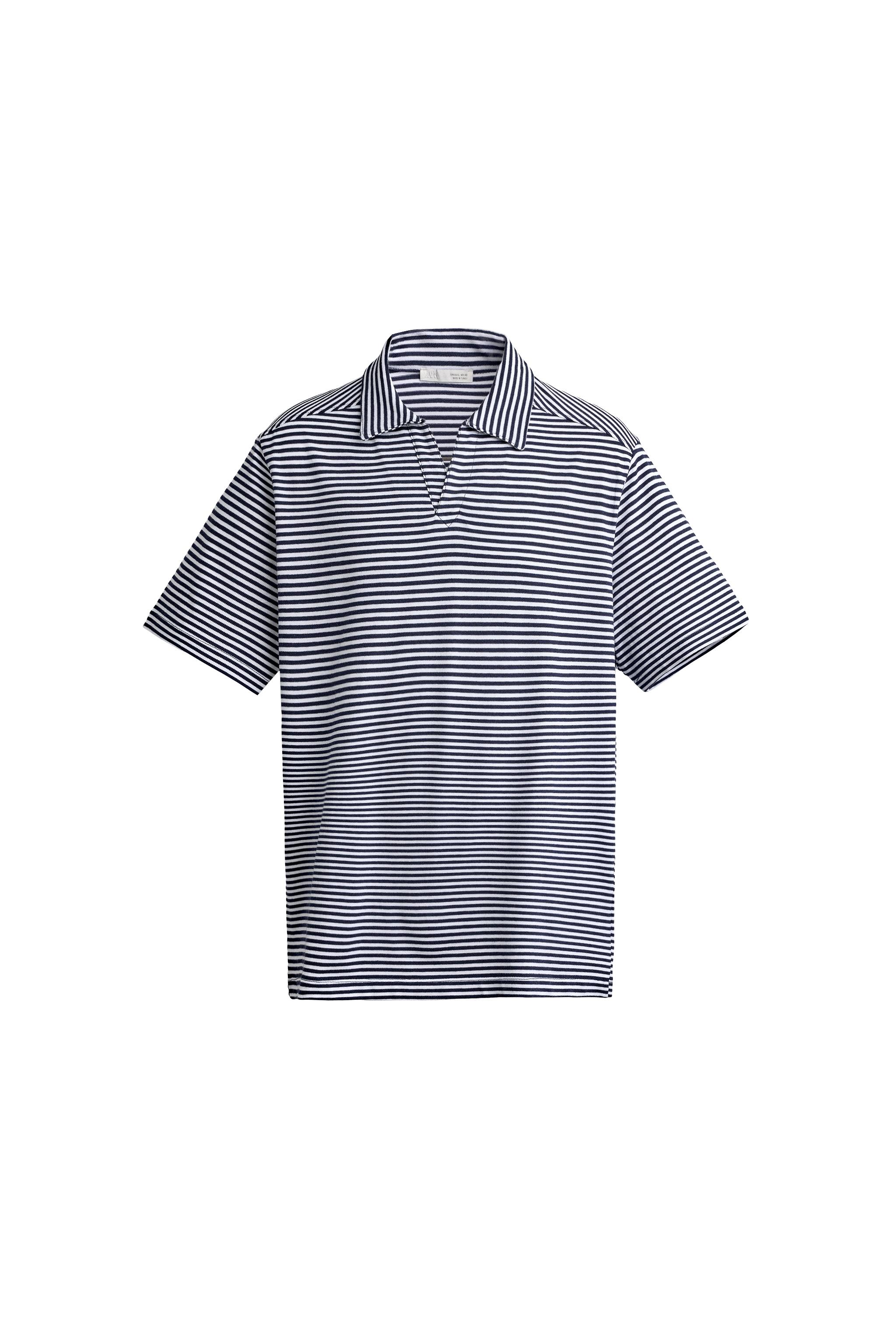 POLO FLUIDO REGULAR FIT RAYAS