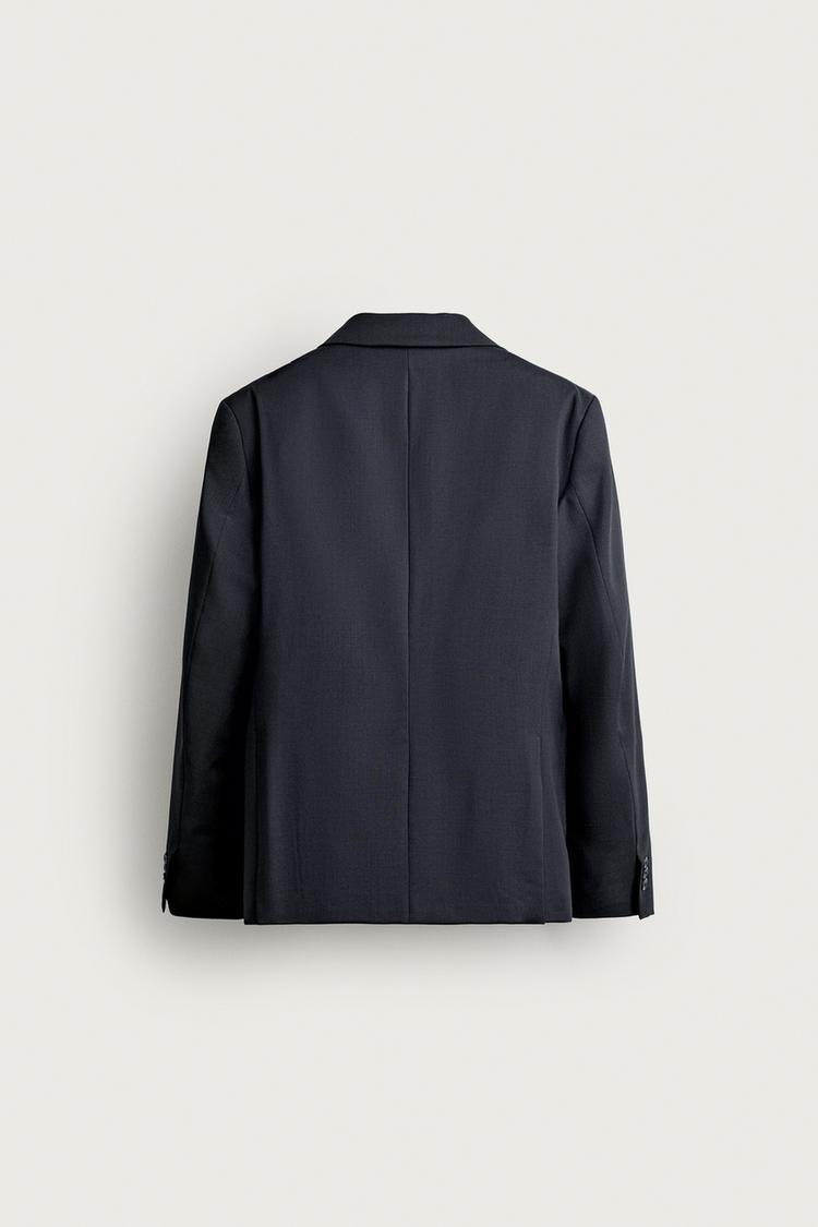 Blazer sastre de lana 100% de corte regular 6