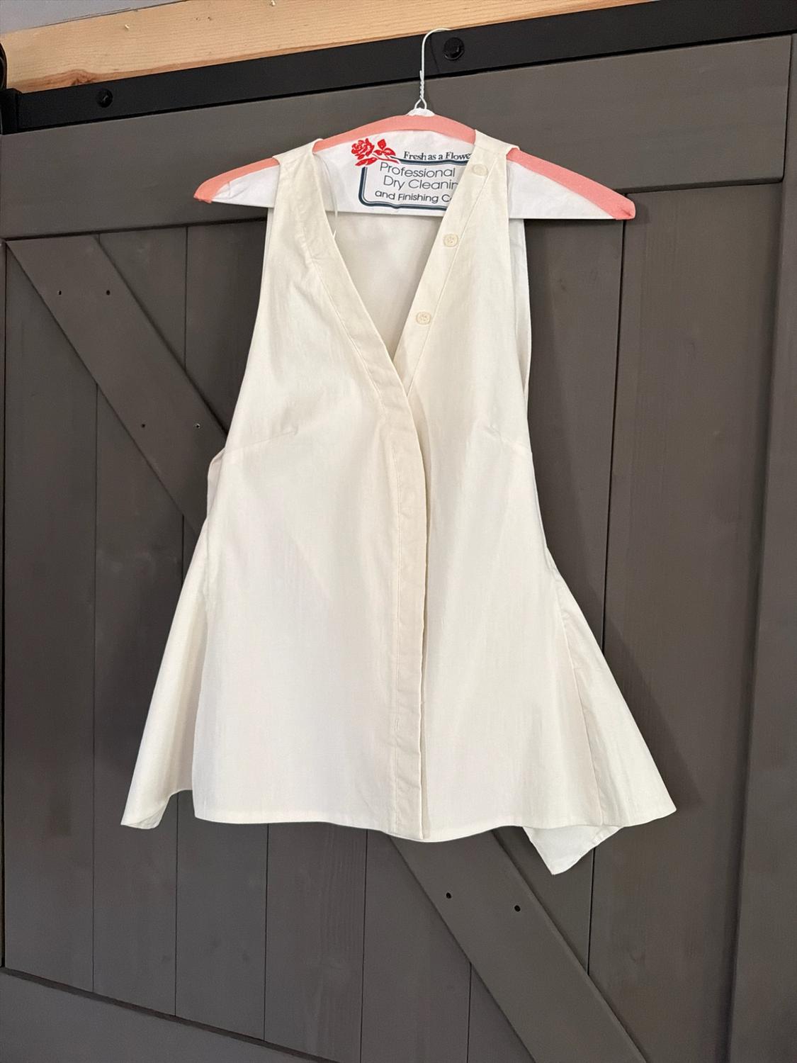 LINEN BLEND HALTER TOP - Image 3