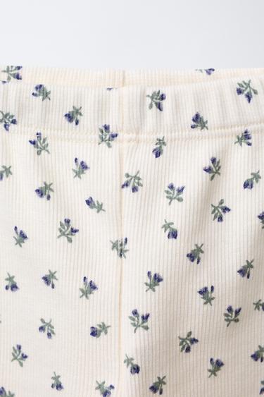 LEGGING IMPRIMÉ - Écru / Bleu de Zara - Image 2