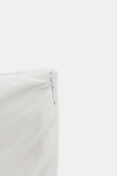 JUPE MI-LONGUE EN DENTELLE ZW COLLECTION - Bleu clair de Zara - Image 9