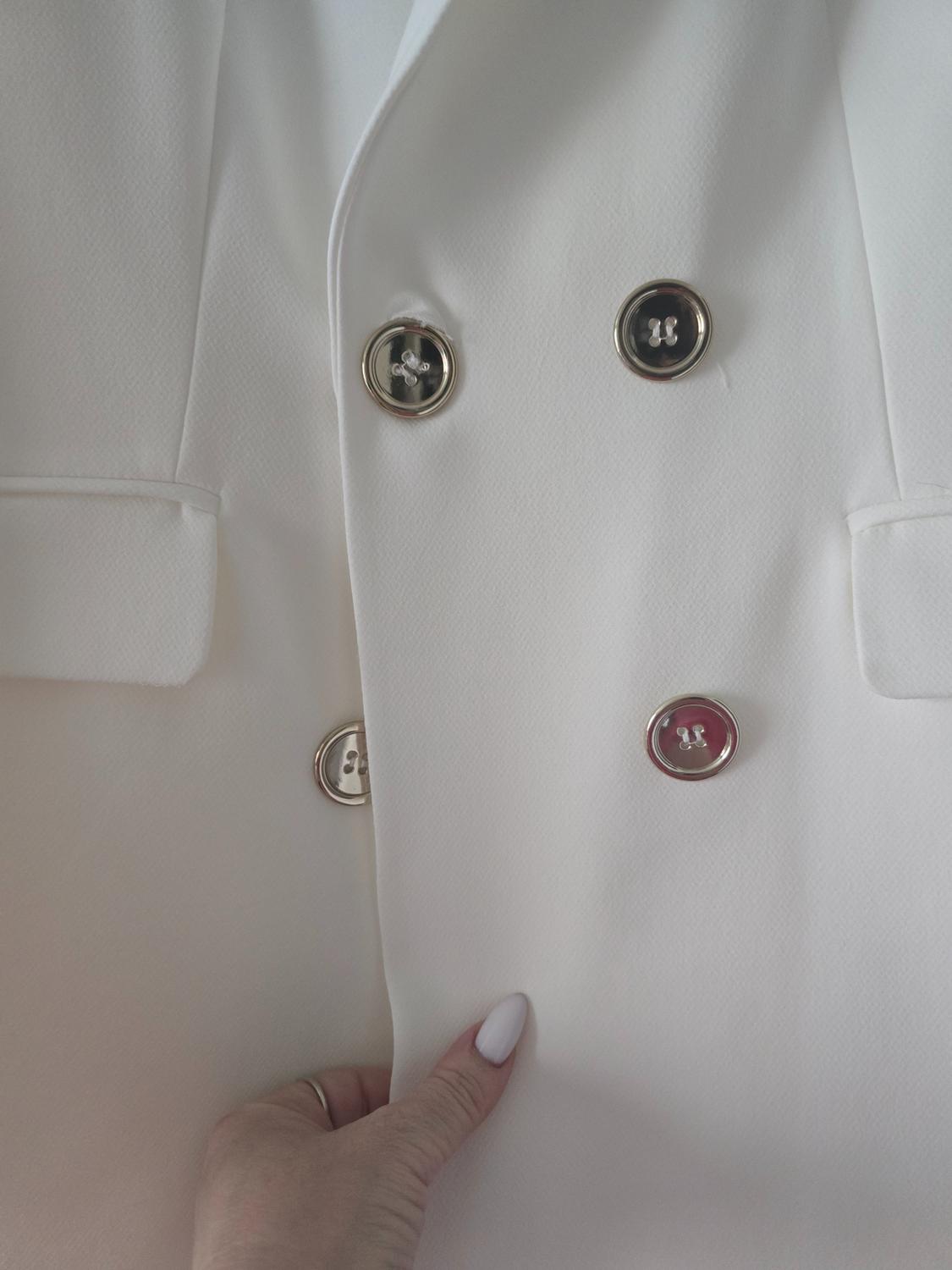 DOUBLE BREASTED LONG BLAZER - Image 3