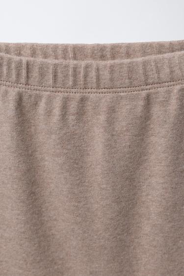 MELANGE BODY AND LEGGINGS SET - Brown marl by Zara - Image 5