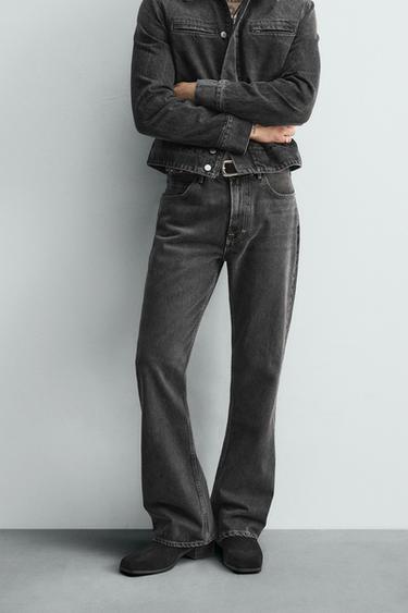 Zara JEANS BOOTCUT FIT LIMITED EDITION - Black