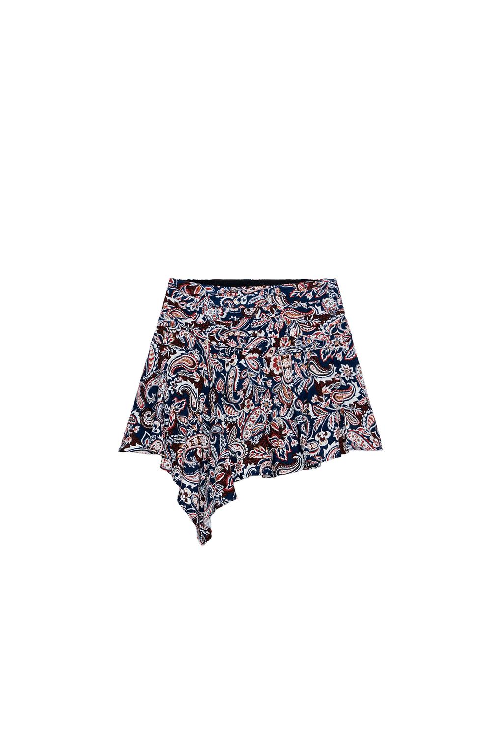ASYMMETRIC PRINTED SKORT - image 3