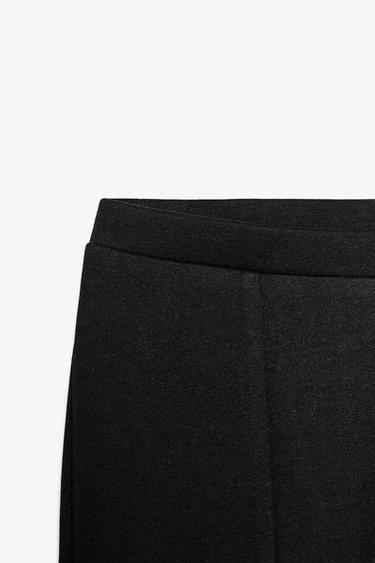 INTERLOCK FLARE-HOSE - Schwarz von Zara